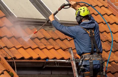 Démoussage et hydrofuge de toiture à Glux-en-Glenne